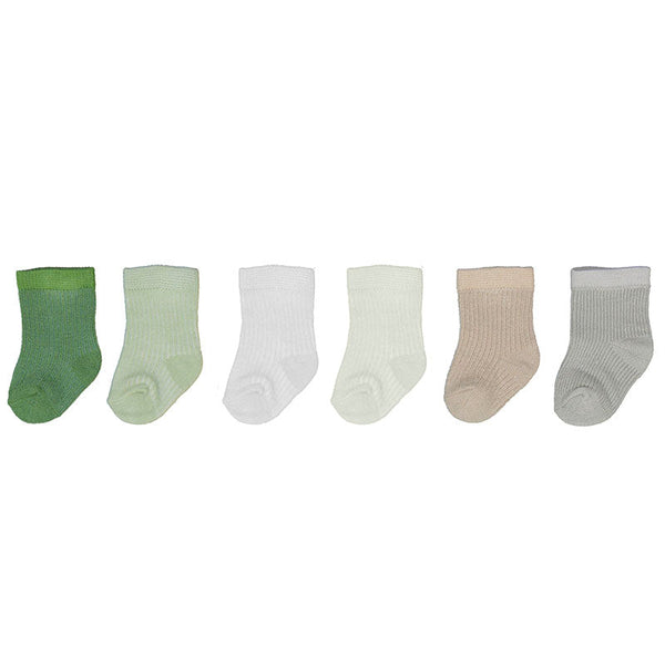 Mayoral 6 pc set socks S1 Green / 0M