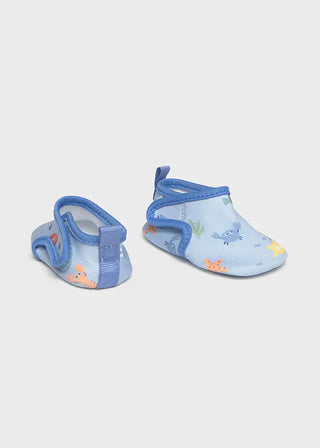 Mayoral Baby Booties S2 Blue / 17 (5-7M) - 2