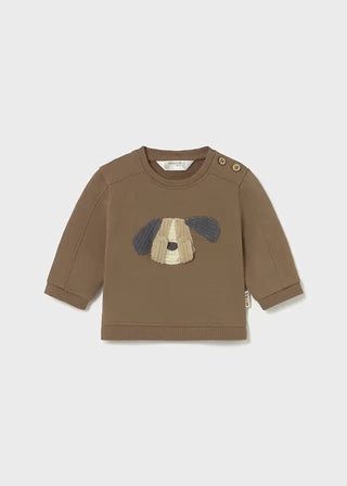 Mayoral Bear Pullover F1 Brown / 2-4 (4-6m) - 1
