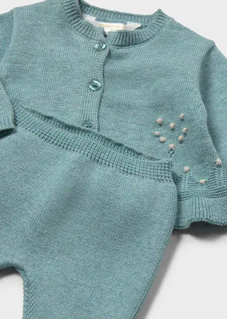 Mayoral Footed Pant & Cardigan Set F1 - 8