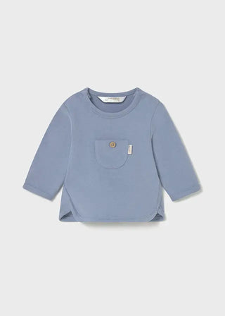 Mayoral L/S Pocket T-Shirt F1 Bluebell-17 / 2-4 (3-6m) - 7