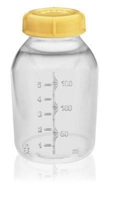 Medela 5oz Clear Collection Bottle & Solid Lid | Pump Station & Nurtury