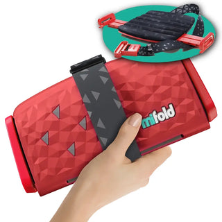 MiFold Comfort Grab-and-Go Car Booster Seat Racing Red - 4