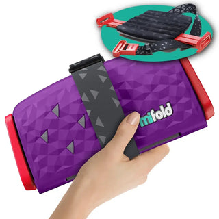 MiFold Comfort Grab-and-Go Car Booster Seat Royal Purple - 3
