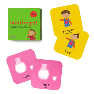 Minilingo Bilingual French/English Flashcards For Kids - 1