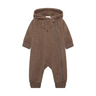 Minymo LS Fleece Suit F2 Chocolate Chip 2502 / 3M - 1