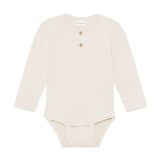 Minymo LS Rib Bodysuit F1 1206 Feather Gray / 6M - 1