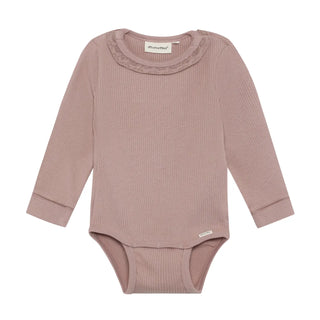 Minymo LS Rib Bodysuit F1 6510 Fawn / 3M - 3