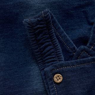 Minymo Overall Sweat Denim F1 - 2