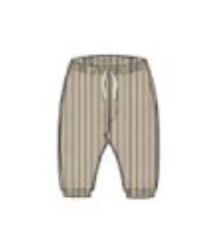 Minymo Rib Y/D Pants S1 White Pepper / 1M - 1