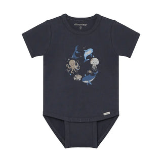 Minymo S/S Bodysuit S1 Odyssey Gray / 1M - 3