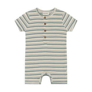 Minymo S/S Romper Y/D S1 Lily Pad / 1M - 1