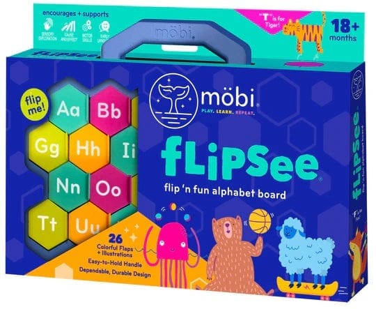 Mobi Flipsee Flip 'n Fun Alphabet Board, 12+ | Pump Station & Nurtury