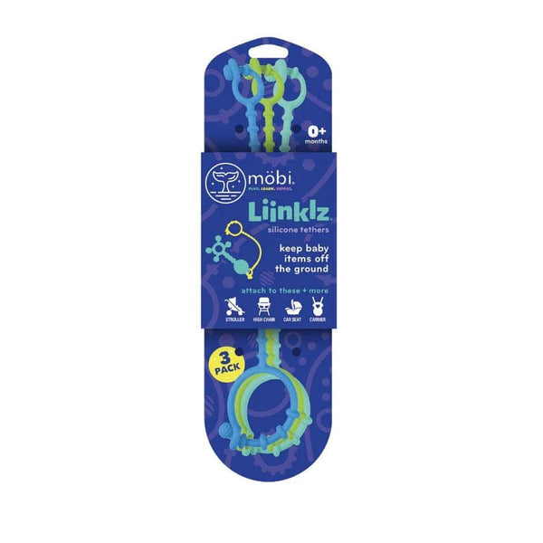 Mobi Liinklz silicone tethers Cool Colors - Just $15.95! Shop now at The Pump Station & Nurtury