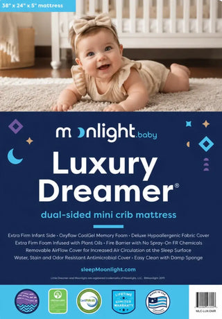 Moonlight Luxury Dreamer Mini Crib Mattress - 7