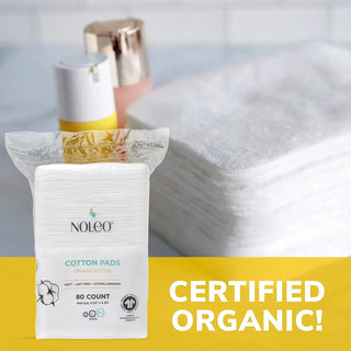Noleo 100% Organic Cotton Soft Bottom Cloths - 80 ct - 2