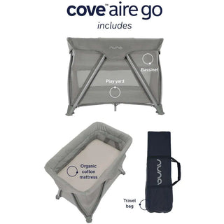 Nuna COVE Aire Go Playard + Bassinet Frost - 2