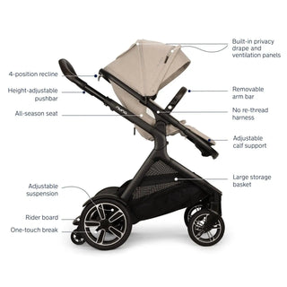 Nuna DEMI Next Stroller + Rider Board - 79