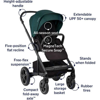 Nuna MIXX Next Stroller with MagneTech Secure Snap - 22