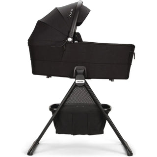 Nuna MIXX Series Bassinet + Stand Caviar/Chocolate - 4