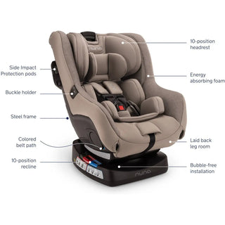Nuna RAVA Flame Retardant-Free Convertible Car Seat - 18