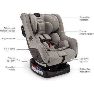 Nuna RAVA Flame Retardant-Free Convertible Car Seat - 36