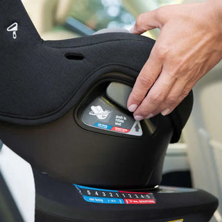 Nuna REVV Rotating Convertible Car Seat Caviar - 7