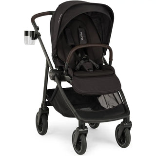 Nuna SWIV Stroller + Pipa URBN Travel System Caviar/Chocolate - 18