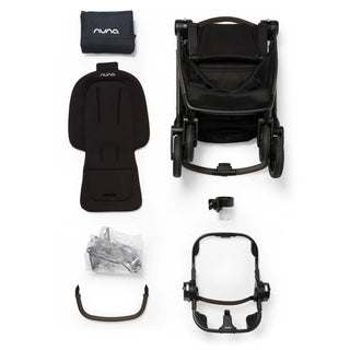Nuna SWIV Stroller + Pipa URBN Travel System Caviar/Chocolate - 32