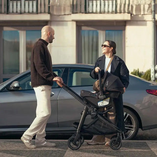 Nuna SWIV Stroller + PIPA Urbn Travel System Caviar/Chocolate - 36