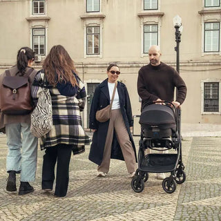 Nuna SWIV Stroller + Pipa URBN Travel System Caviar/Chocolate - 37