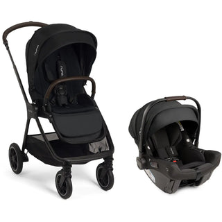 Nuna TRIV Next Stroller + PIPA Urbn Travel System Caviar/Chocolate - 1