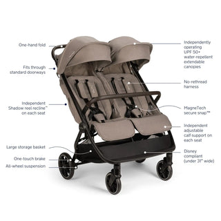 Nuna TRVL DUBL Stroller 45