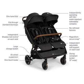 Nuna TRVL DUBL Stroller - 2