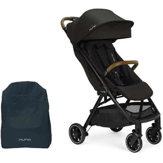 Nuna TRVL Stroller + Carry Bag Caviar - 1
