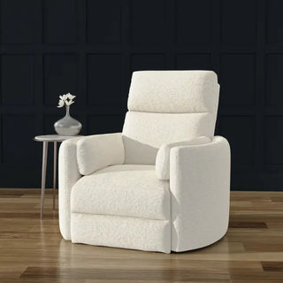 Parker House Radius Plus Swivel Glider Recliner with Power Tilt Headrest - 9