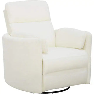 Parker House Radius Plus Swivel Glider Recliner with Power Tilt Headrest Revel Oyster - 8