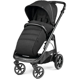 PEG Veloce All-Terrain Stroller with Foot Muff True Black - 1