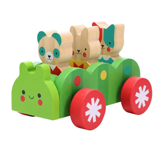 Petit Collage- Bug Bus Wooden Play Set - 1