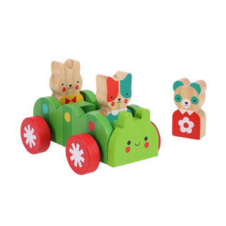 Petit Collage- Bug Bus Wooden Play Set - 5