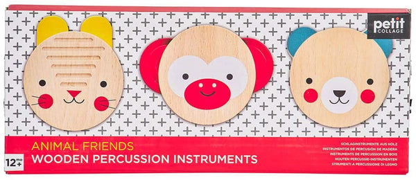 Petit Collage- Wooden Music Percussion Set, Animal Friends - Just $20! Shop now at The Pump Station & Nurtury