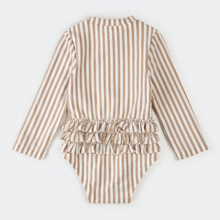 Petit Lem 1pc LS Stripe Swimsuit Knit S2 - 2