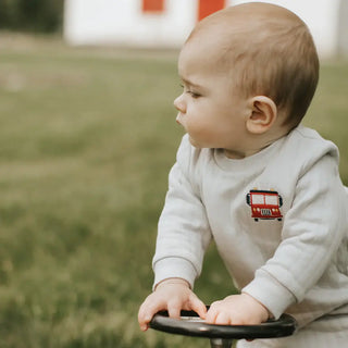 Petit Lem 2pc Fire Truck Top + Pant Knit F1 - 2