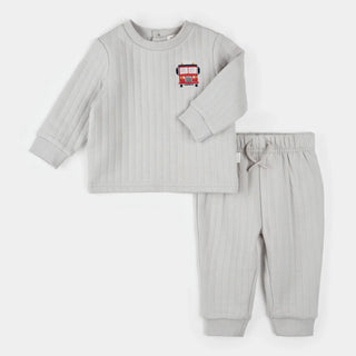 Petit Lem 2pc Fire Truck Top + Pant Knit F1 - 1