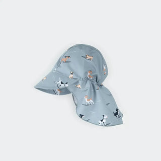 Petit Lem Baby Flap Hat S2 blue surf pup / 0/6m - 3