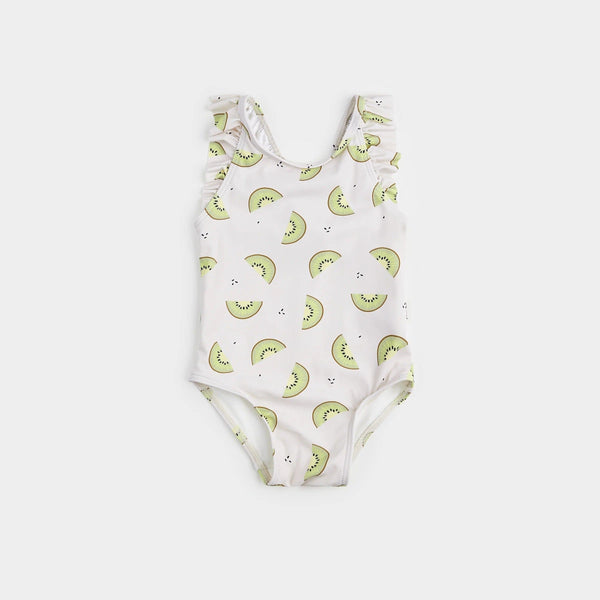 Petit Lem Baby Girl 1Pc Swimsuit Beige Kiwi / 0-3m