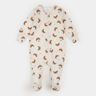 Petit Lem Footed Sleeper F1 Beige Heather / NB - 3