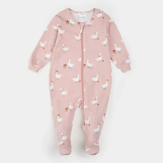 Petit Lem Footed Sleeper F1 Pink / NB - 7