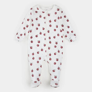 Petit Lem Footed Sleeper F1 Off White Apple / NB - 9