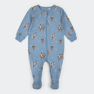 Petit Lem Footed Sleeper F3 BLUE DK. / NB - 4